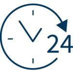 24/7 access icon